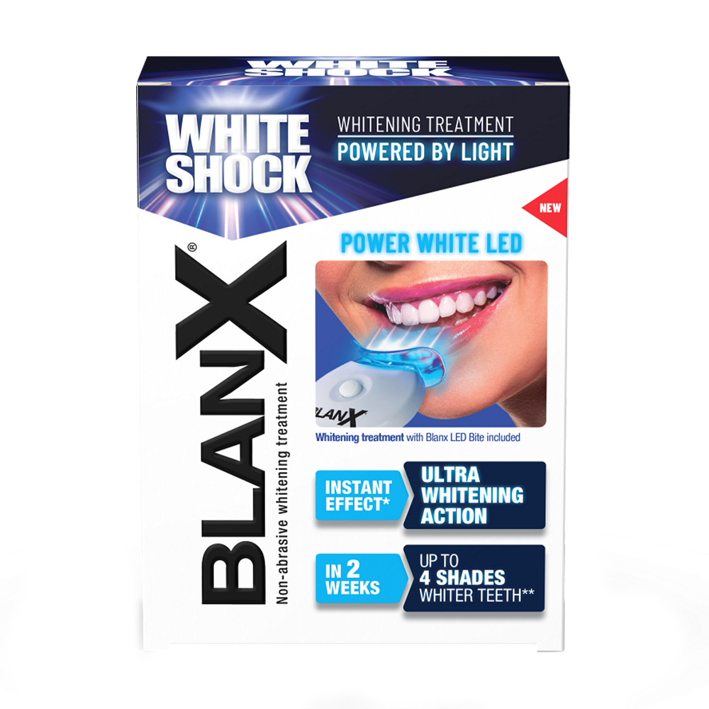 Інтенсивний відбілювальний комплекс для зубів BlanX White Shock + активатор, 50 мл